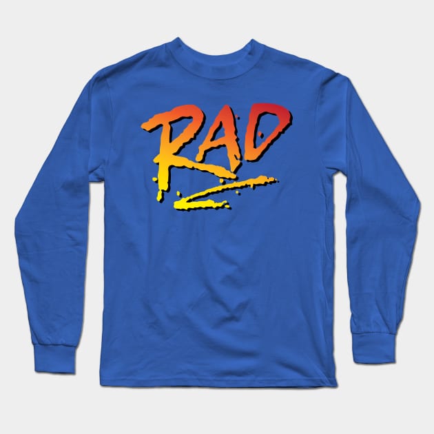 Rad Long Sleeve T-Shirt by HeyBeardMon